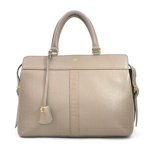 Celine Cabas de handbag Beige Tan leather